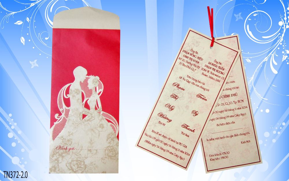 in thiệp cưới